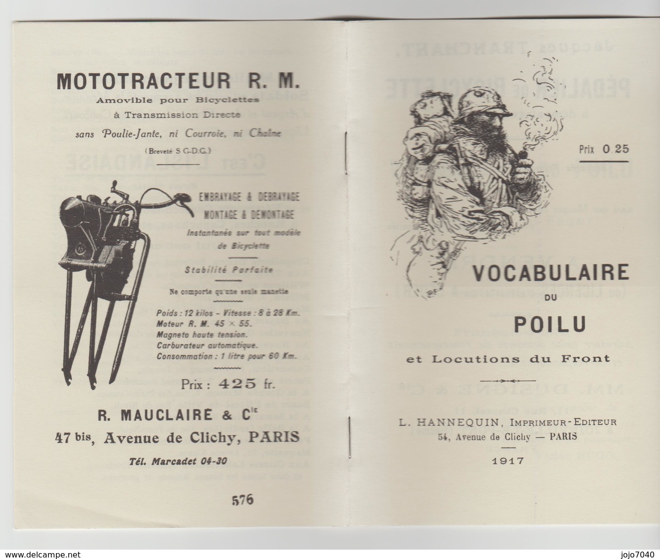 Vocabulaire Du Poilu - Français