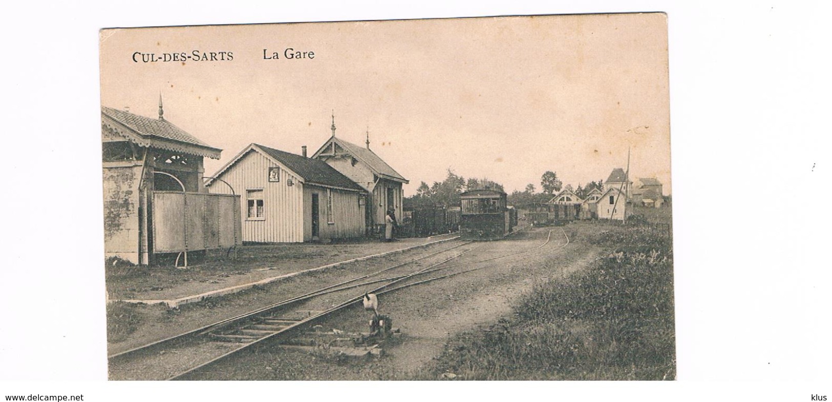 Cul-des-sarts La Gare Avec Tram - Cul-des-Sarts