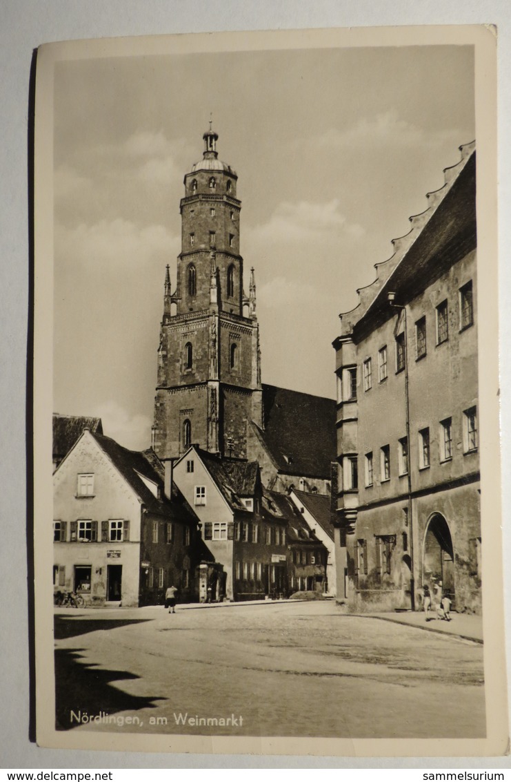 (10/6/88) AK "Nördlingen" Am Weinmarkt - Noerdlingen