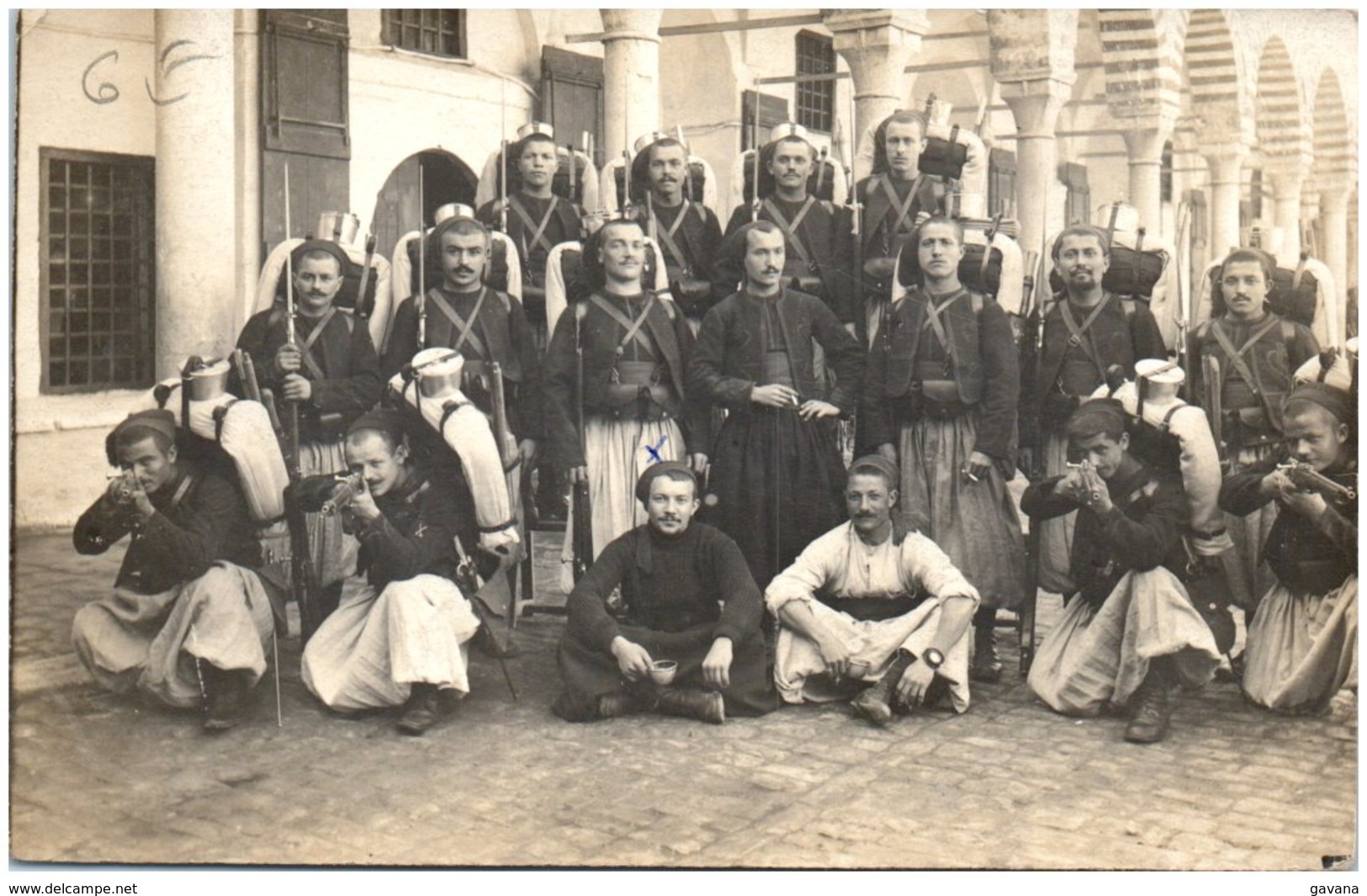 Groupe De Soldats - 4ème Régiment De Zouaves - Regiments