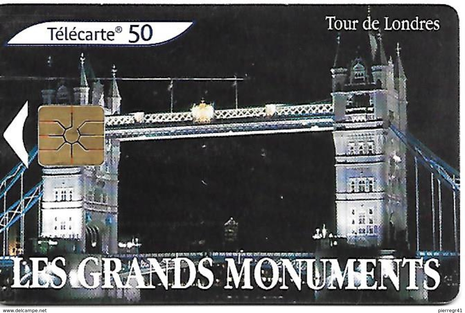 TC-a-PUBLIC-F1345-50U-GEM1-07/05-GRANDS MONUMENTS-LONDRES-UTILISE-TBE- - 2005