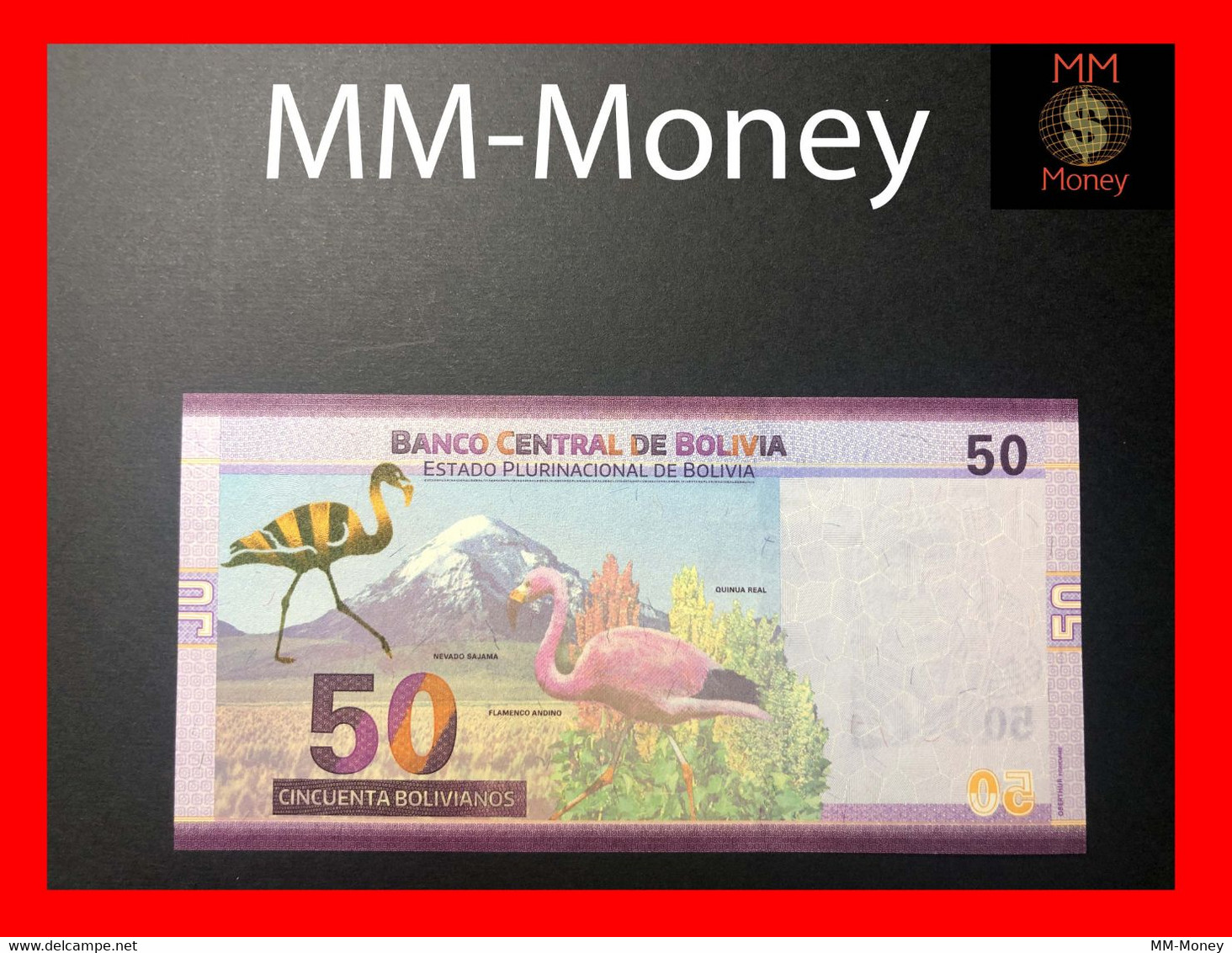 BOLIVIA 50 Bolivianos 2018  P. 250    UNC - Bolivie