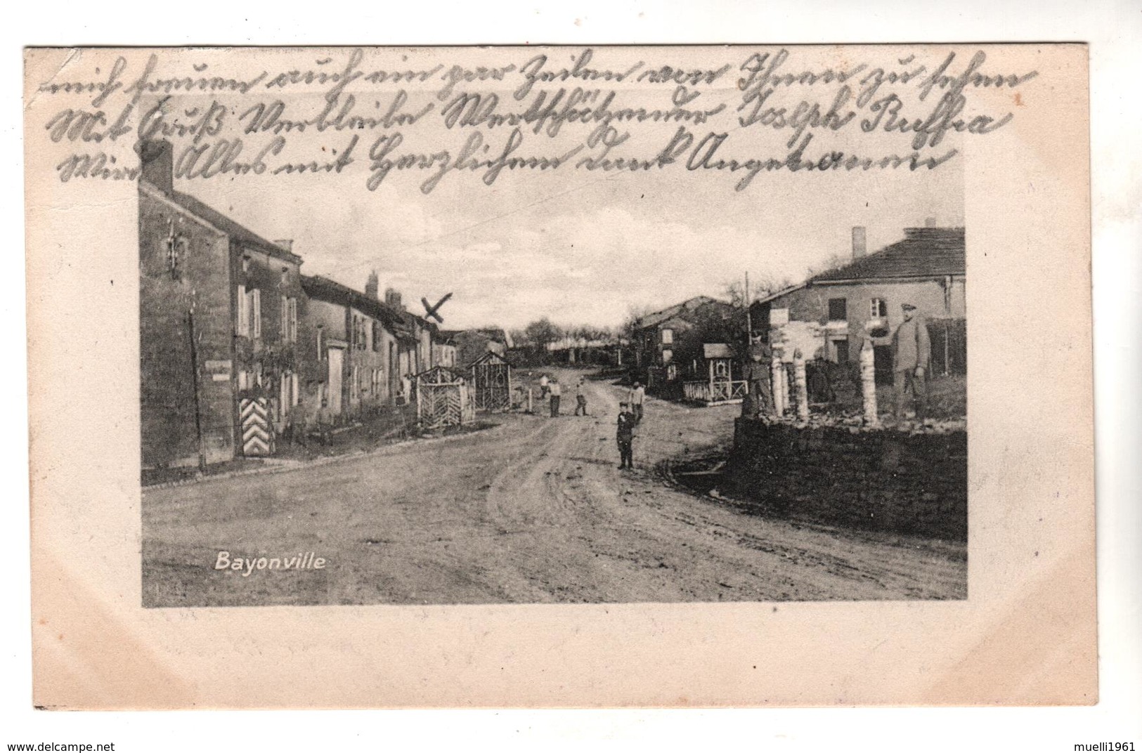 + 1589, Feldpost, Bayonville - Guerre 1914-18