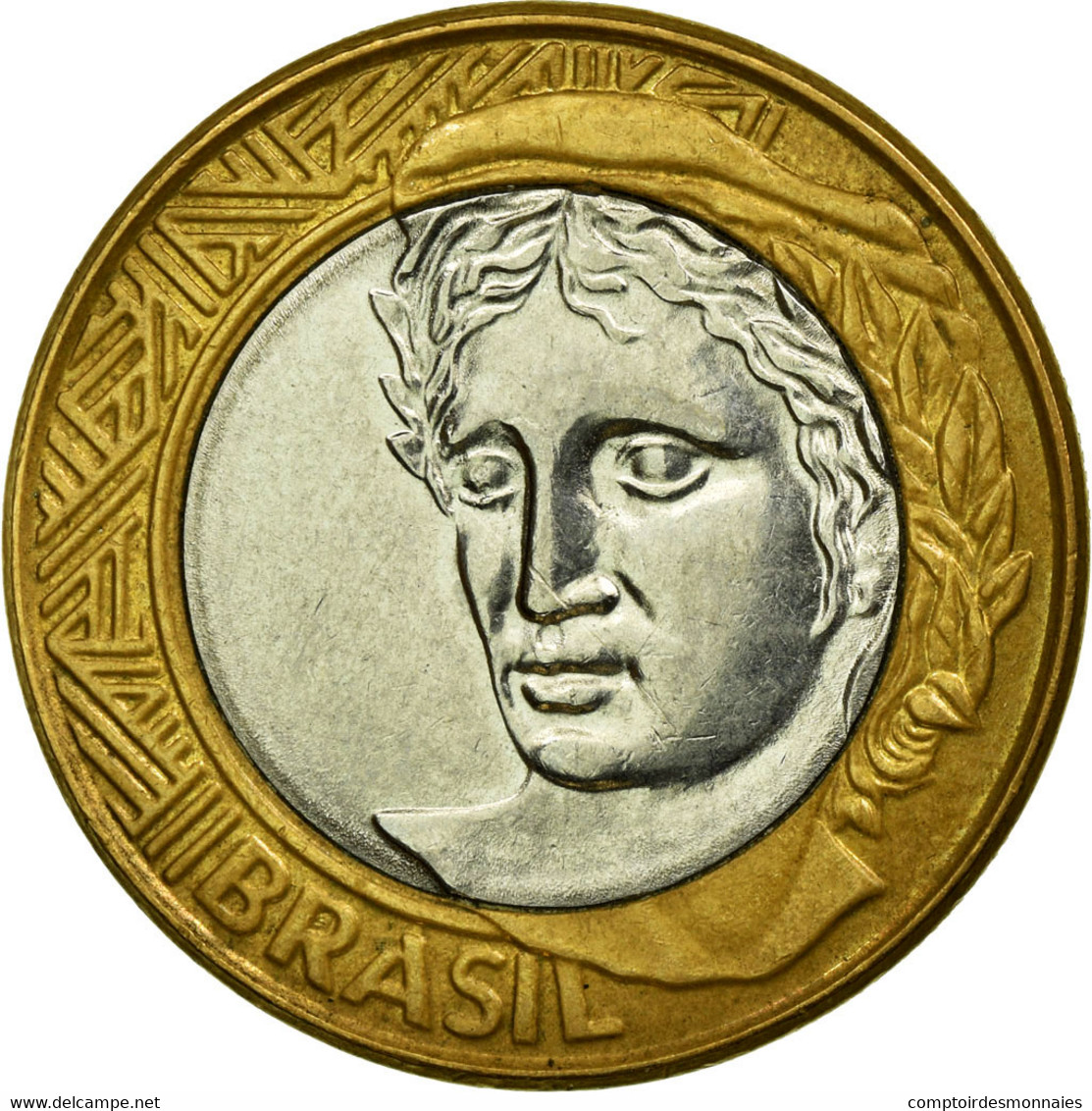 Monnaie, Brésil, Real, 2006, Rio De Janeiro, TTB, Bi-Metallic, KM:652a - Brésil