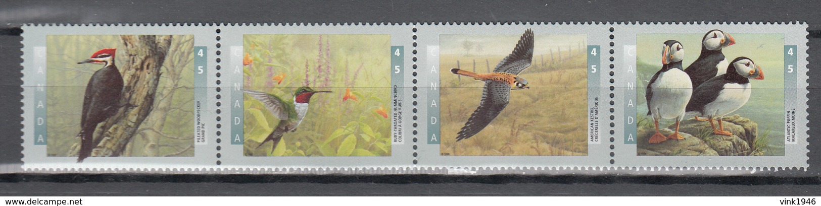 Canada 1996,4V In Strip,birds,vogels,vögel,oiseaux,pajaros,uccelli,aves,MNH/Postfris(L3386) - Andere & Zonder Classificatie