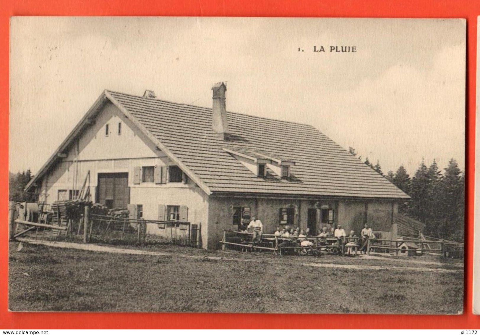 TRD-25  Ferme De La Pluie Vers Le Locle, Animé. Circulé - Le Locle