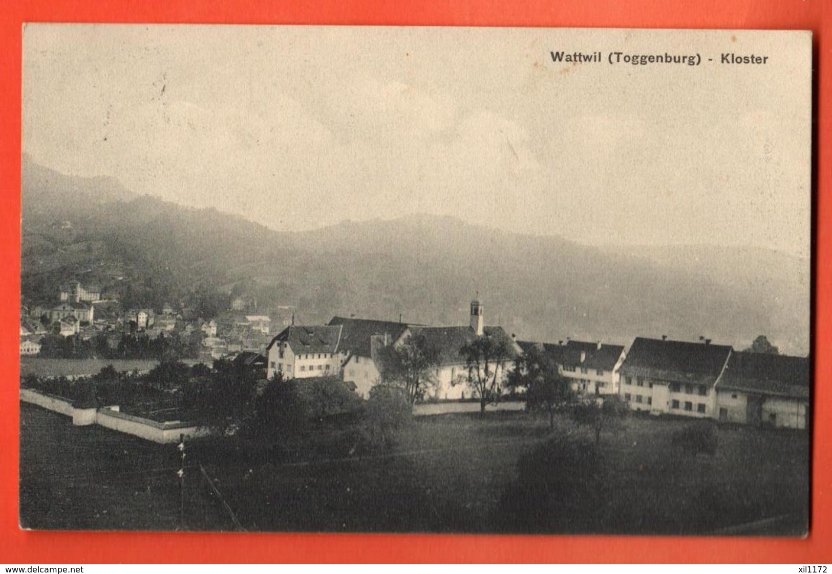 TRD-39  Wattwil  Kloster Gelaufen In 1911 - Wattwil