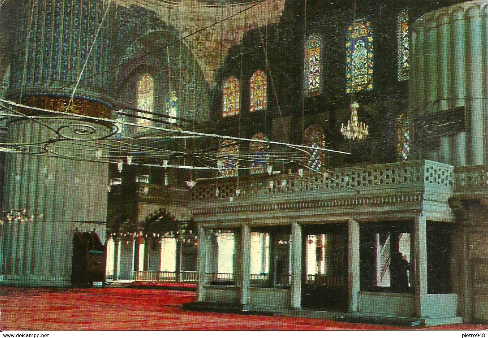 Istanbul (Turchia, Turkey) Interior Of The Blue Mosque, Interieur De La Mosquée Bleu - Turchia