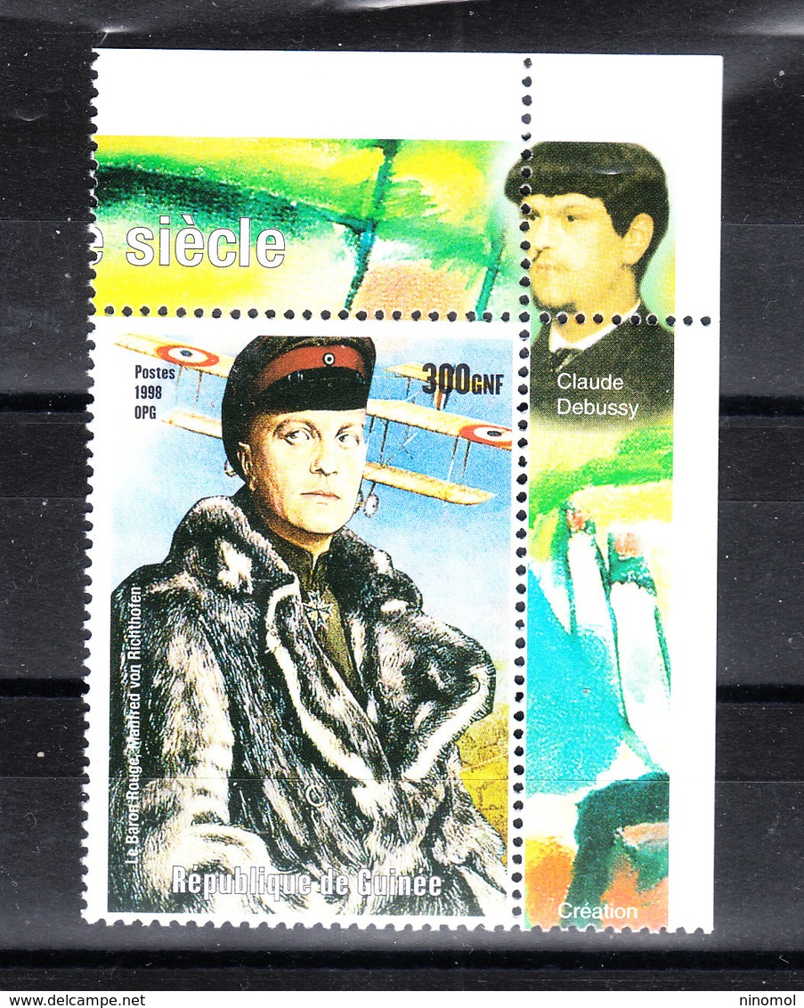 Guinea  -  1998. Barone Rosso, Celebre Aviatore Militare Tedesco. Famous German Military Aviator MNH - Militaria