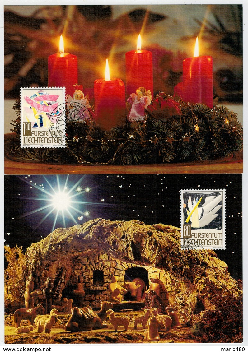 3 CARTOLINE  MAXIMUM    CHRISTMAS      (TIMBRATA) - Cartoline Maximum