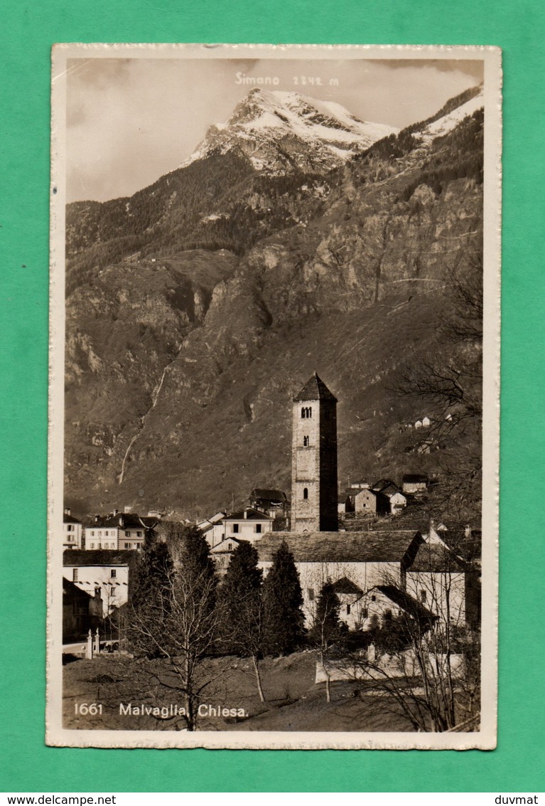 Suisse TI Tessin Malvaglia Chiesa Format 9cm X 14cm - Malvaglia