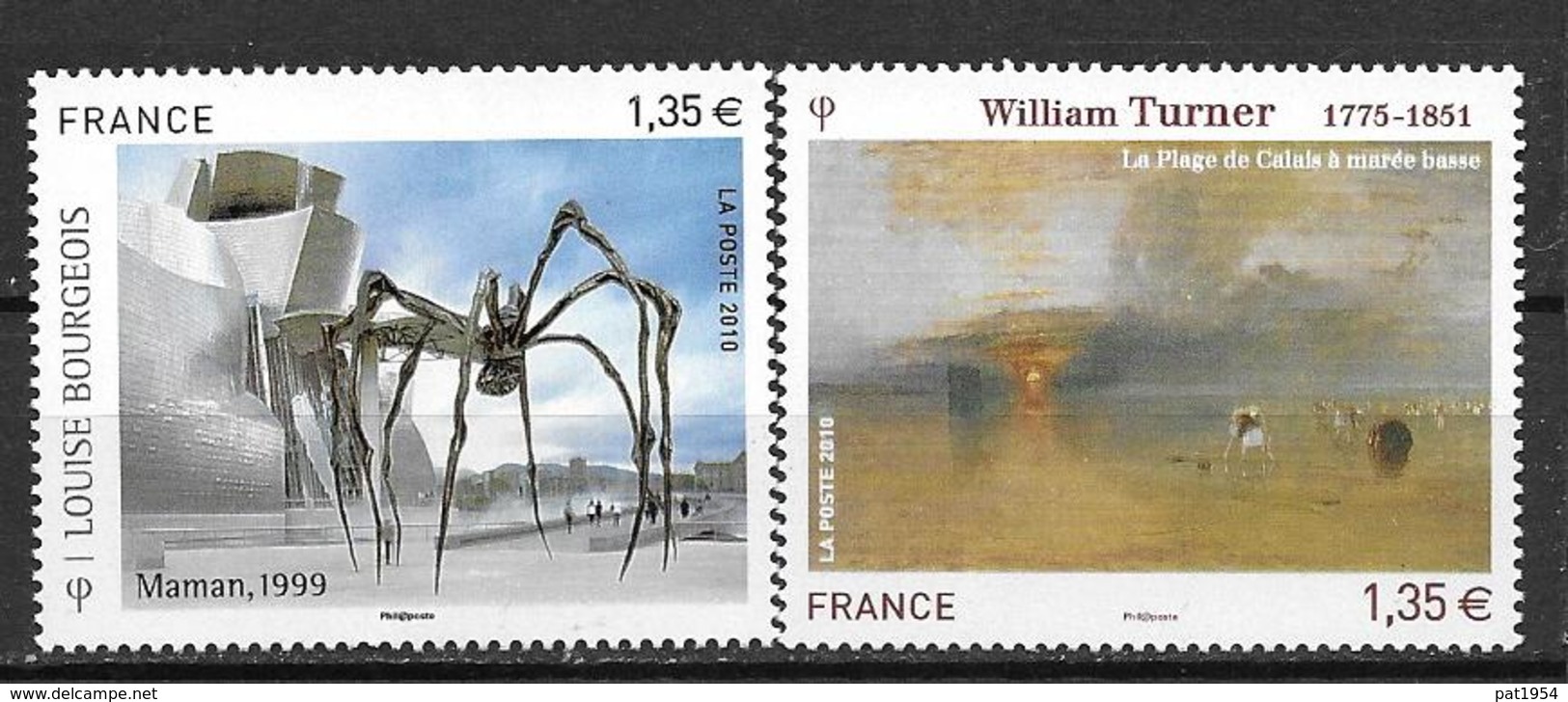 France 2010 N° 4438 - 4492  Neufs Série Artistique à La Faciale - Unused Stamps