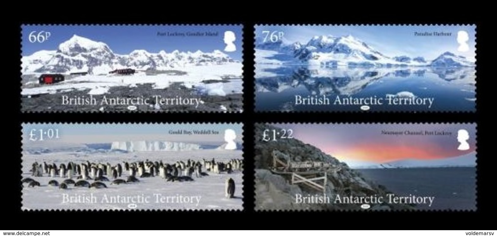 BAT 2018 Mih. 793/96 Landscapes. Fauna. Penguins MNH ** - Neufs