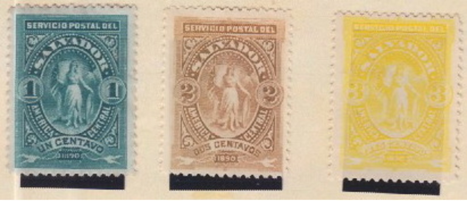 SLV 1890 27-35  New  1dc03a - El Salvador