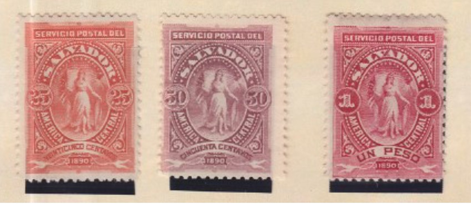 SLV 1890 27-35  New  1dc03a - El Salvador