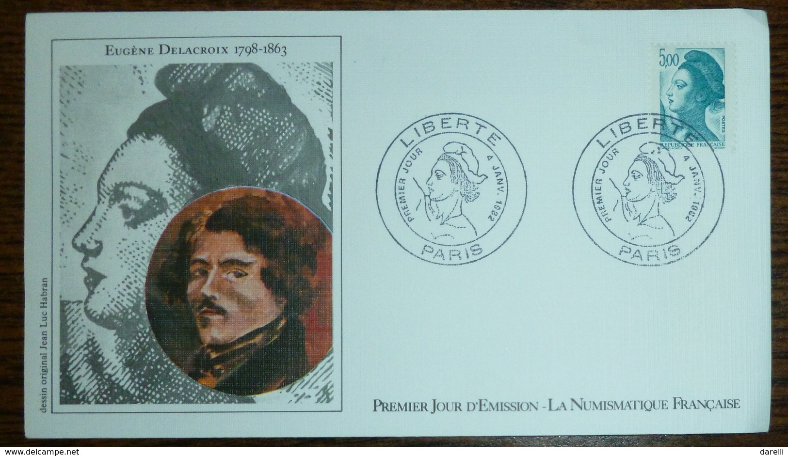 FDC France 1982 - Type Liberté De Gandon  - Yt  2190 - Paris 4/04/1982 (réf 18-157) - 1980-1989