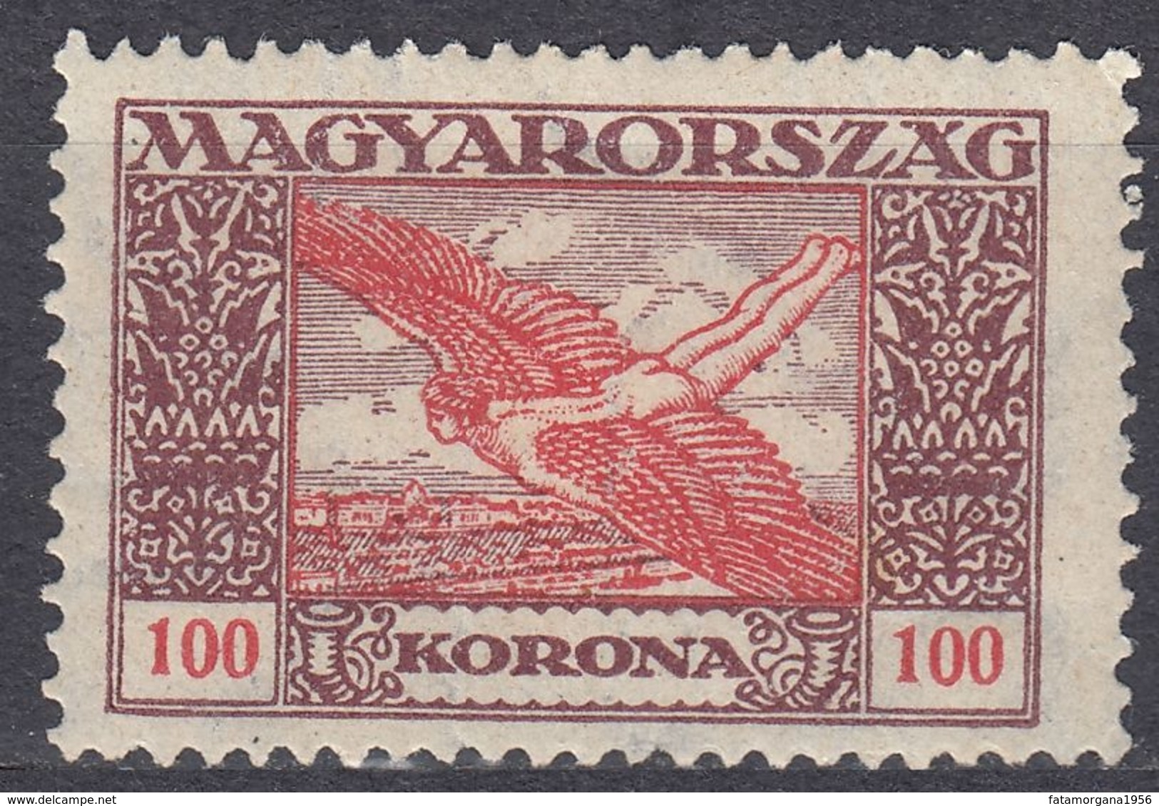 UNGHERIA - 1924 - Posta Aerea Yvert 6 Nuovo MH. - Nuovi