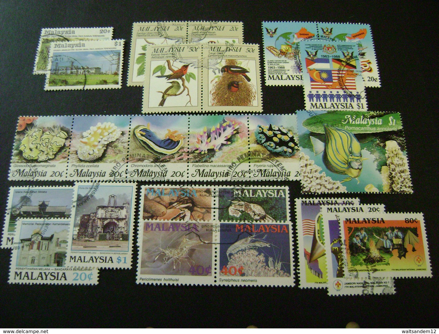 Malaysia 1986-1989 Complete Stamp Issues (SG 331-431) 4 Images - Used [Sale Price] - Malaysia (1964-...)