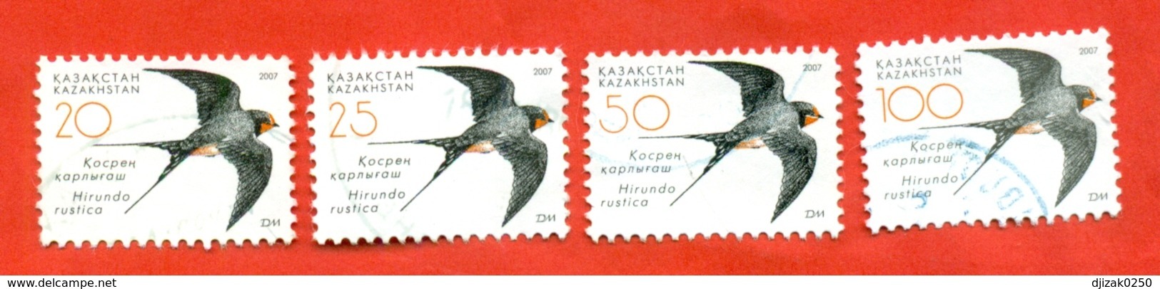 Kazakhstan 2007.Birds.Swallow. Used Stamps. - Kazakhstan