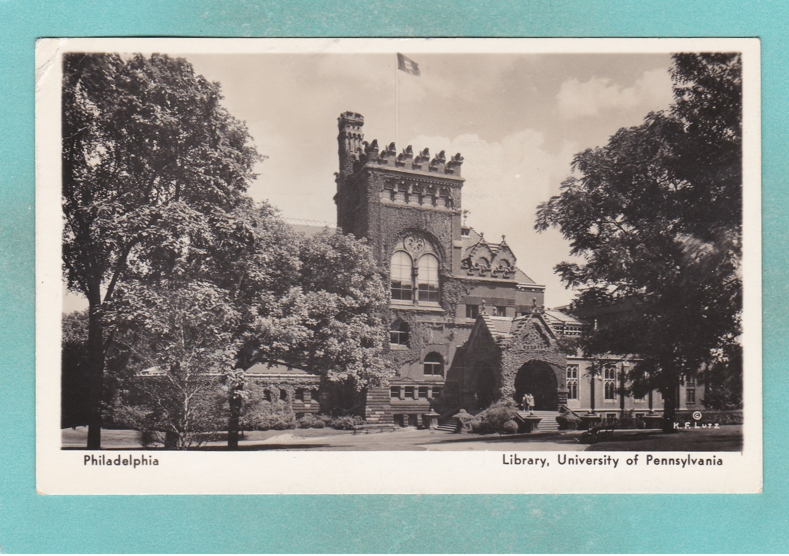 Old Post Card Of Library,University Of Pennsylvania,Philadelphia,United States,R81. - Philadelphia