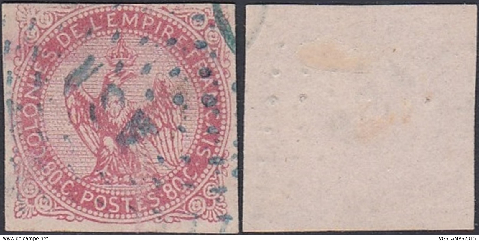 Colonies Françaises - Timbre Gabon Yvert N°6 Oblitération " ASI" En Bleu " Assinie " (6G18592) DC 0873 - Oblitérés