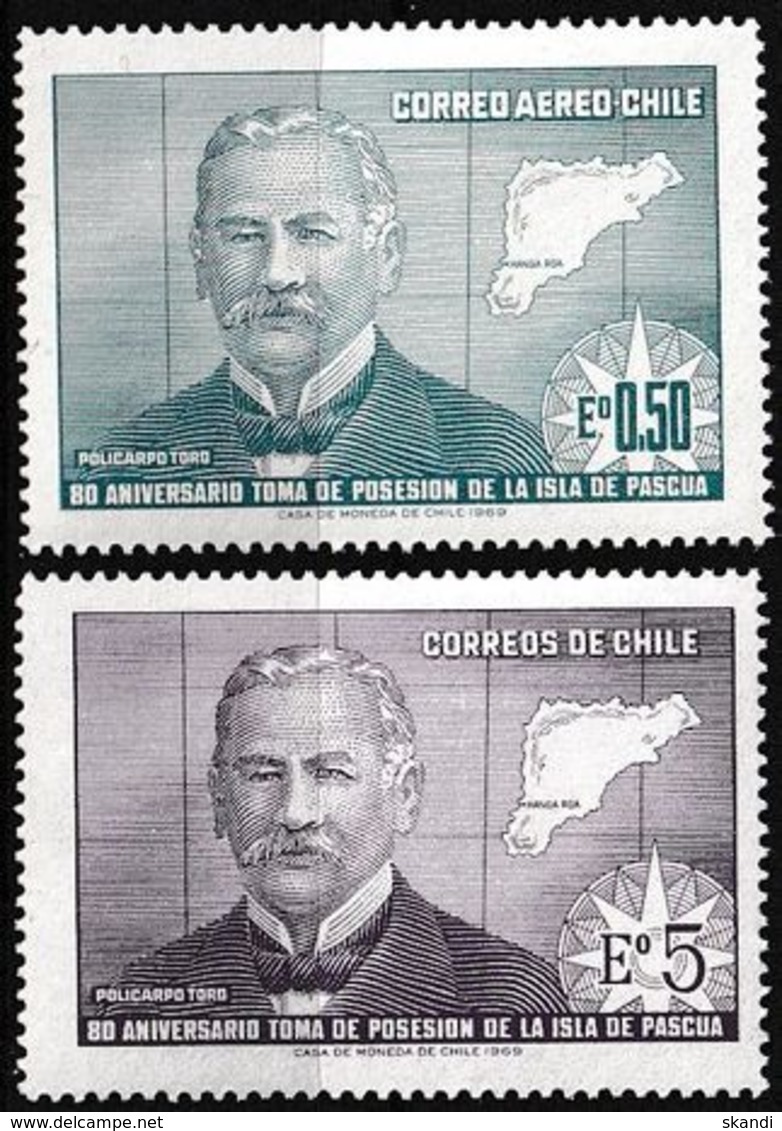 CHILE 1969 Mi-Nr. 721/22 ** MNH - Chile