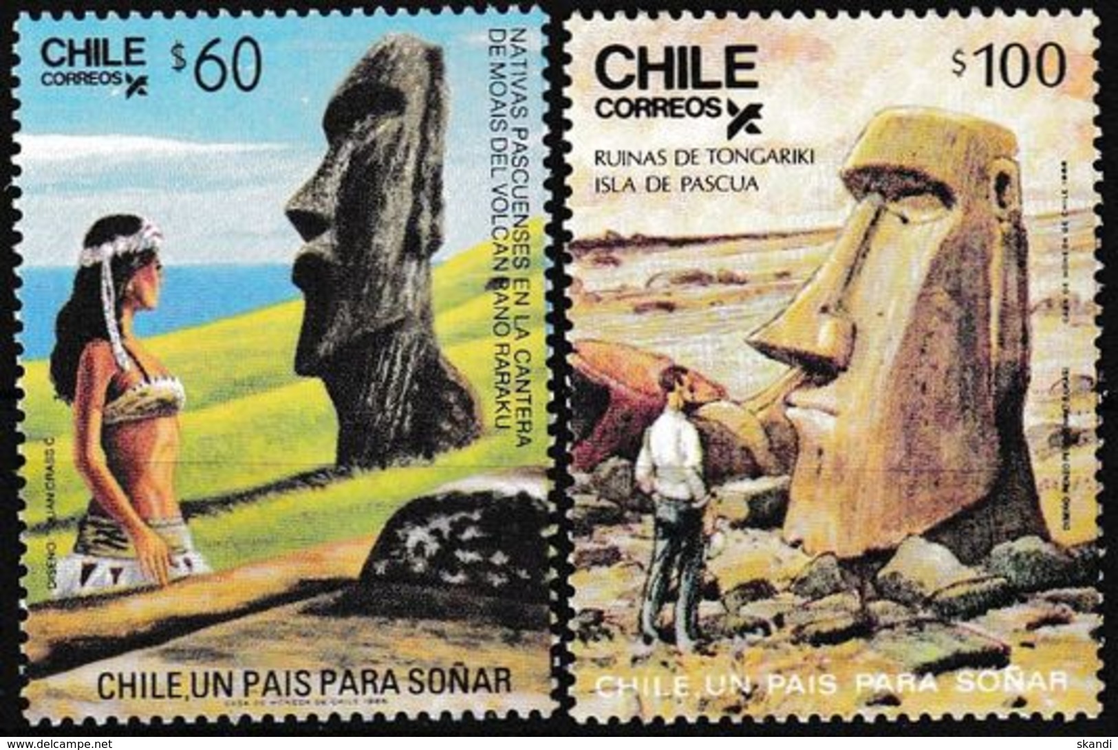 CHILE 1986 Mi-Nr. 1130/31 ** MNH - Chile