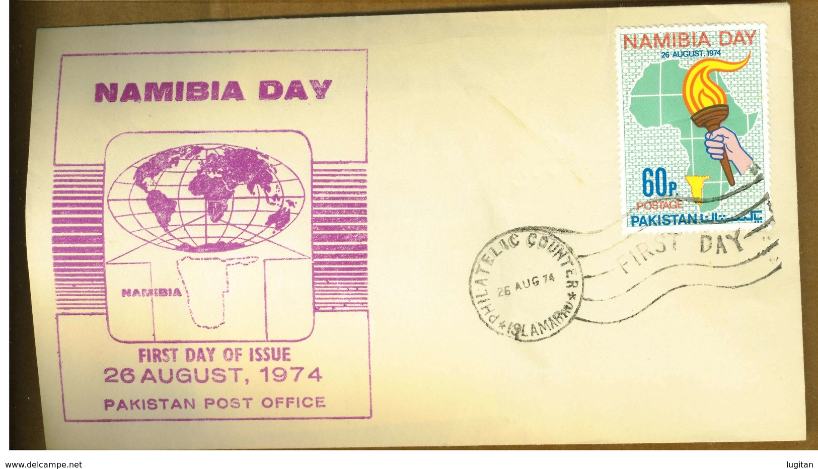 NAMIBIA - PHILATELIC COUNT - Y 1974 FDC - Namibia (1990- ...)