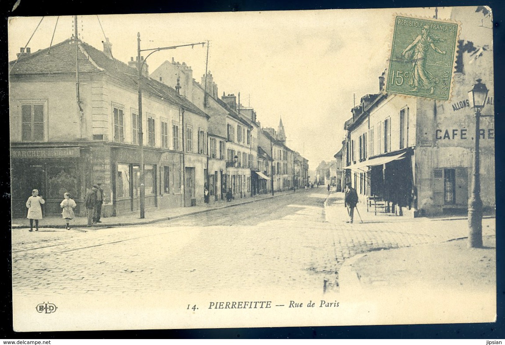 Cpa Du 93  Pierrefitte Rue De Paris     YN17 - Pierrefitte Sur Seine