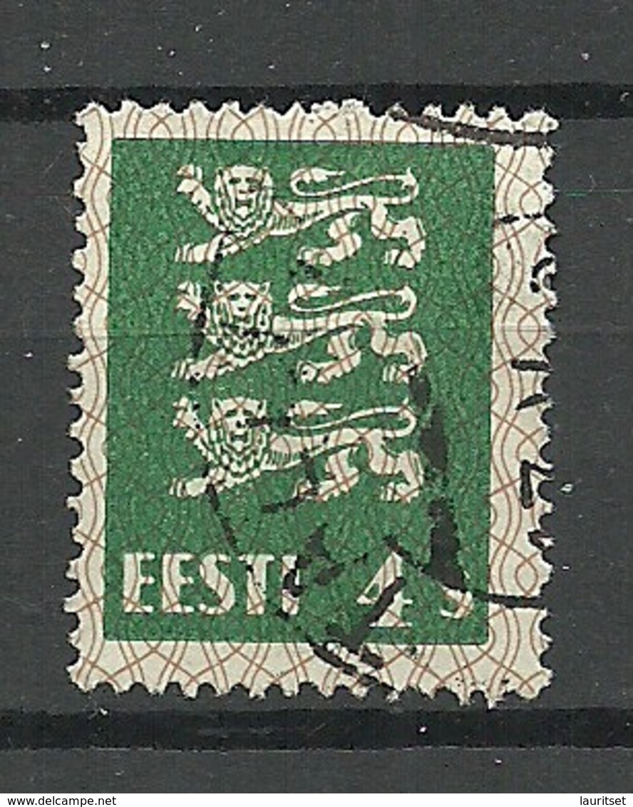 ESTLAND Estonia 1929 Michel 76 B: 1 Variety Error Abart O - Estland