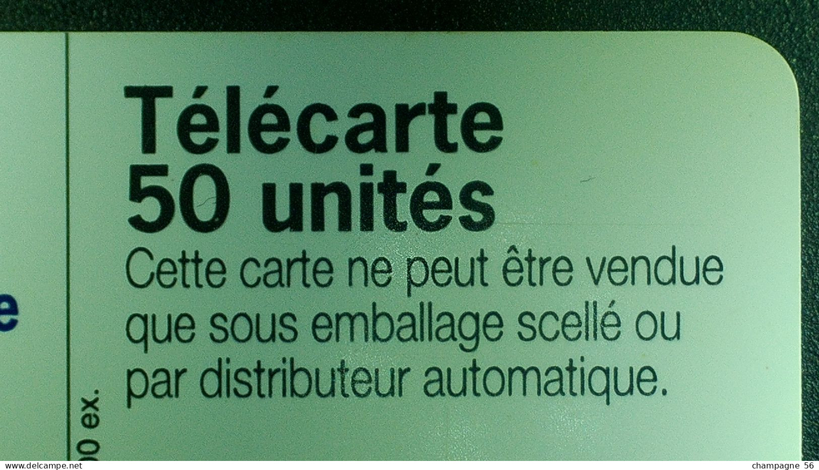 FRANCE TÉLÉCARTE OPÉRATEURS TELECOM 1996 F685 980 SC7 N.D.C. PERSONNAGE ALLO " 50 UNITÉ UTILISÉE