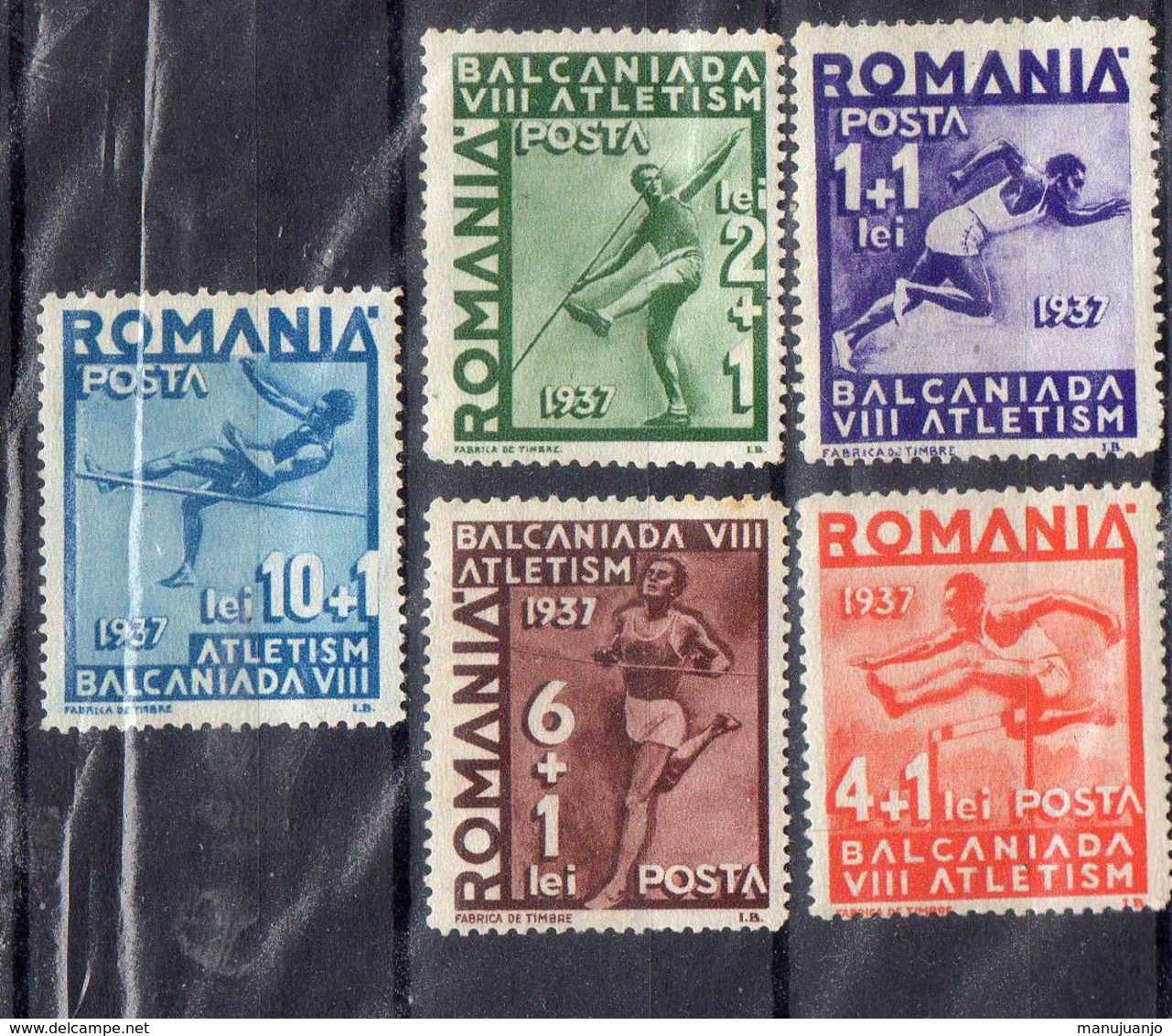 ROUMANIE ! SÉRIE De Timbres Anciens NEUFS Depuis 1937 "8eme JEUX BALKANIQUES" - Unused Stamps