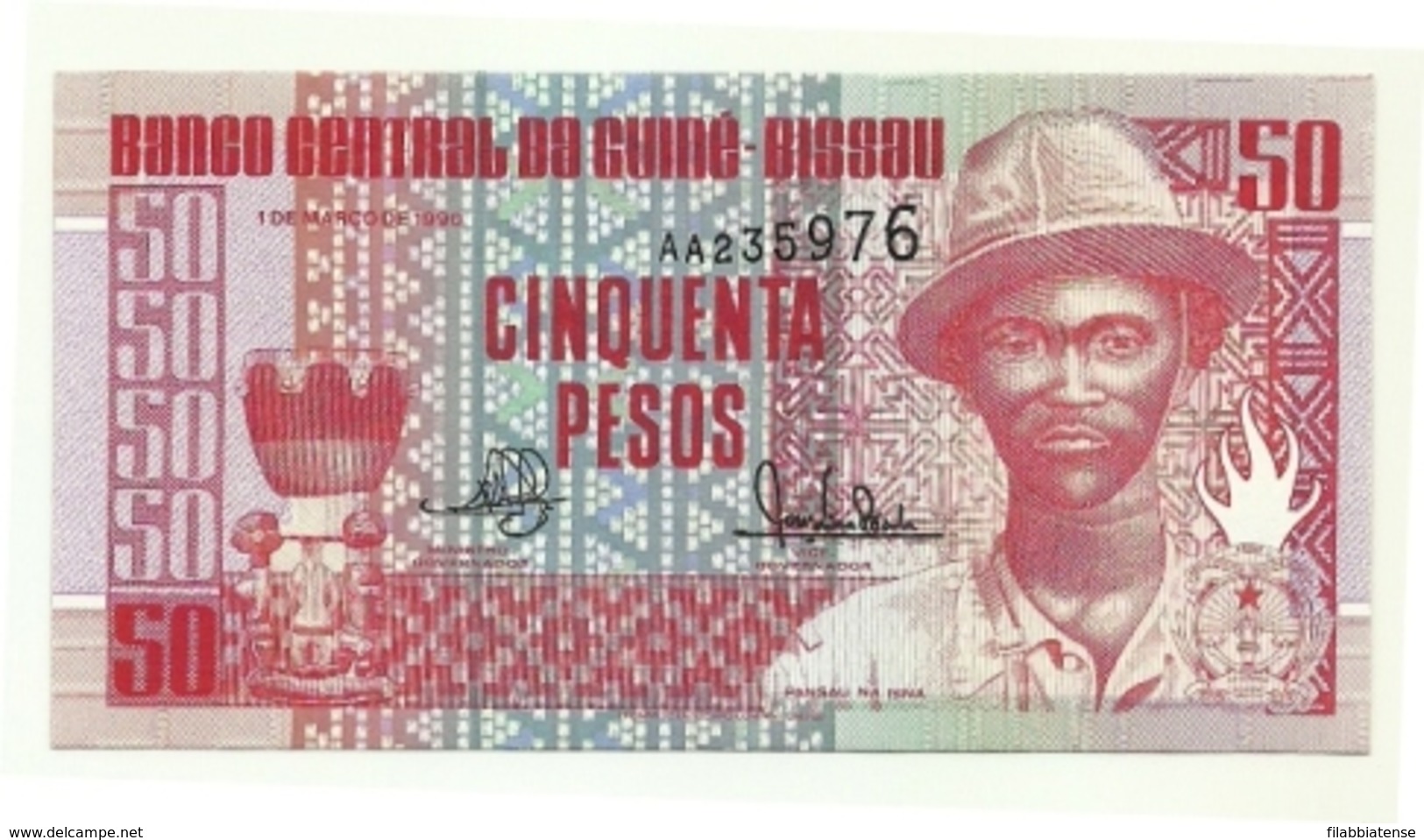 Guinea-Bissau - 50 Pesos 1990    ++++++ - Guinea–Bissau