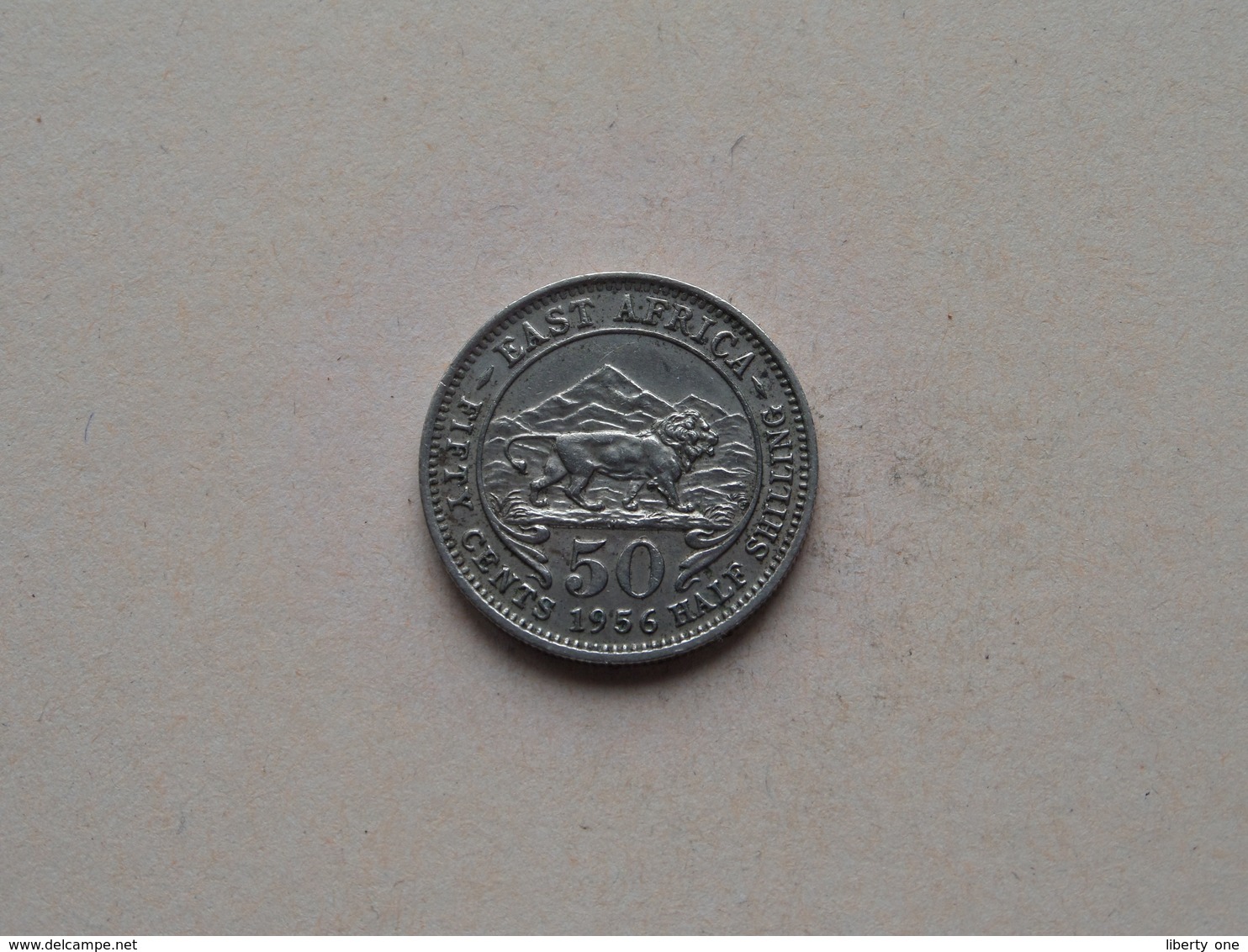 1956 - 50 Cents ( KM....  ) Uncleaned ! - British Colony