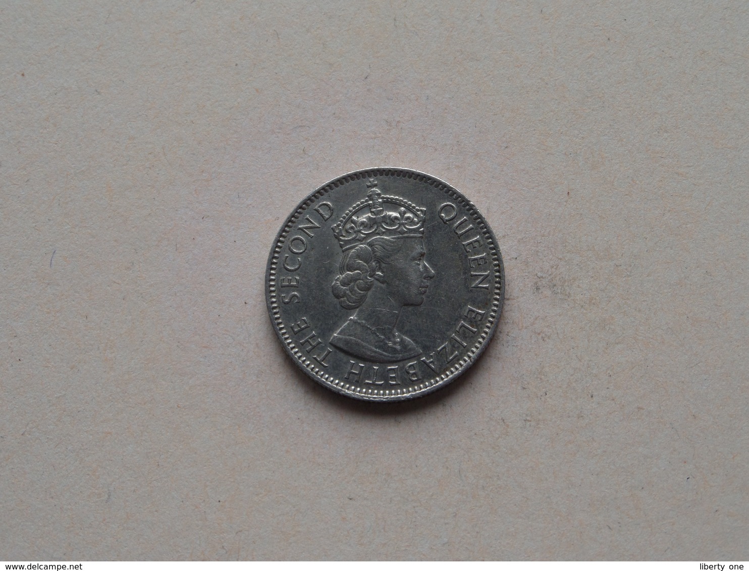 1956 - 50 Cents ( KM....  ) Uncleaned ! - Colonie Britannique