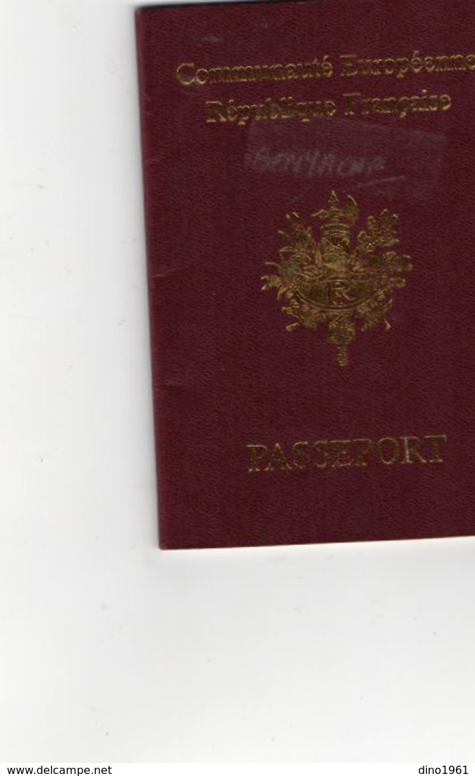 VP13.479 - MARSEILLE 1995 - Passeport - Mme BENYCAR Née à MONASTIR (Turquie ) Veuve PERRIAND - Police & Gendarmerie