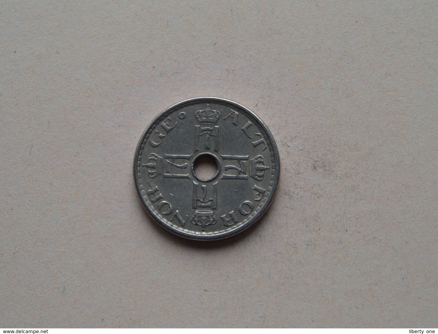 1948 - 50 Ore ( KM 386 ) Uncleaned ! - Norway