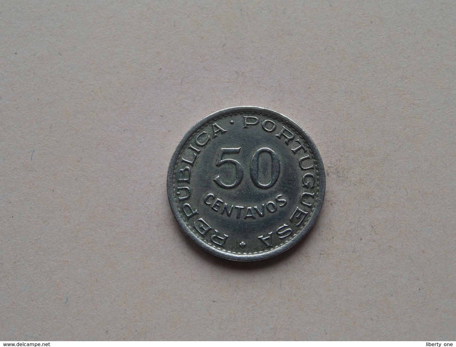 1948 ANGOLA - 50 Centavos ( KM 72 ) Uncleaned ! - Angola