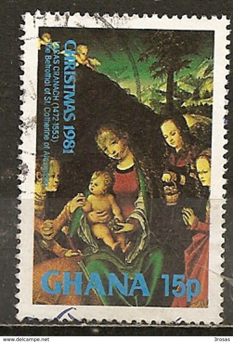 Ghana 1981 Noel Christmas Obl - Ghana (1957-...)
