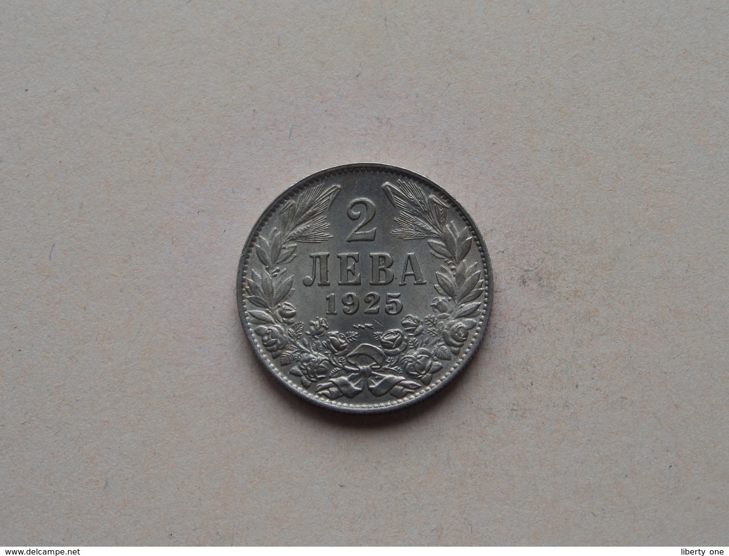 1925 - 2 Leva ( KM 38 ) Uncleaned ! - Bulgarie