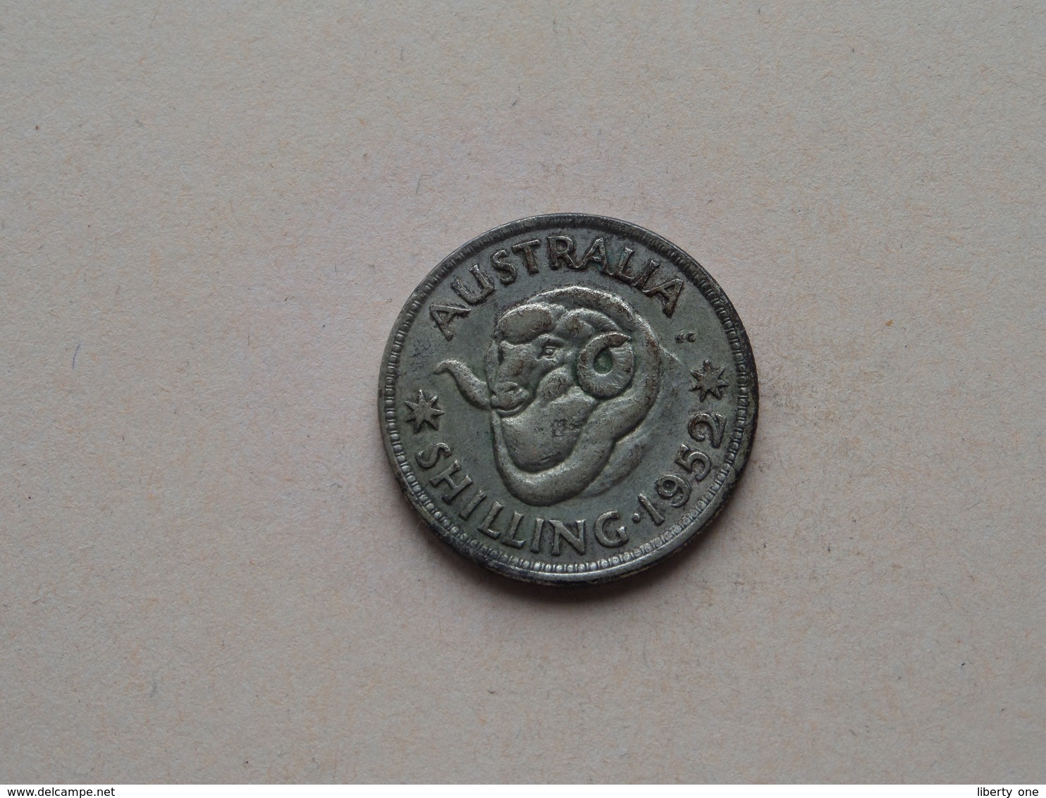 1952 - Shilling ( KM 46 ) Uncleaned ! - Shilling