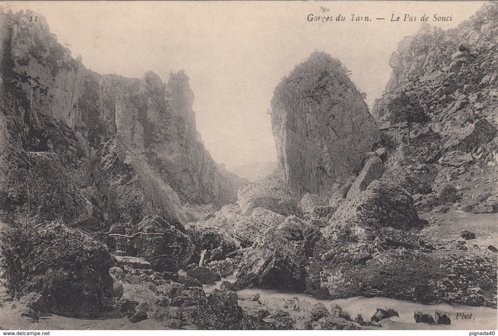 Cp , 48 , GORGES Du TARN , Le Pas De Souci - Gorges Du Tarn