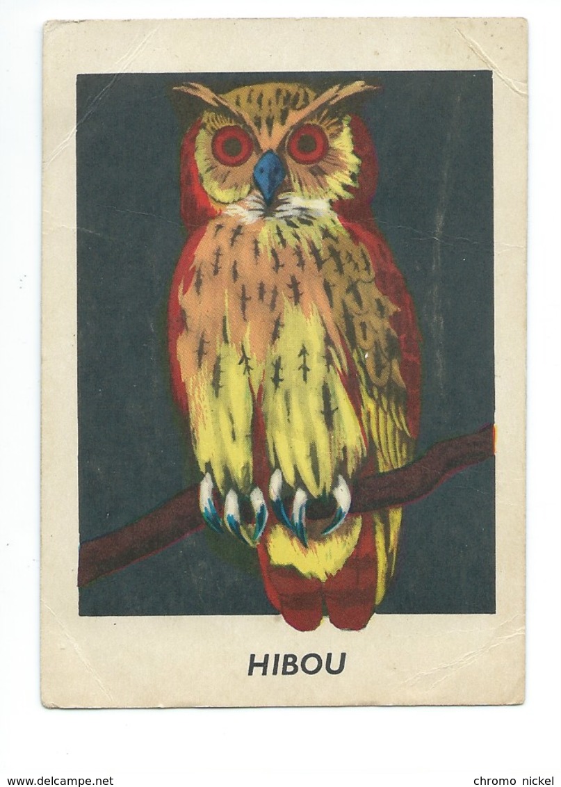 Le Hibou Chromo Image Carte à Jouer 105 X 73 Mm Bien 2 Scans - Autres & Non Classés