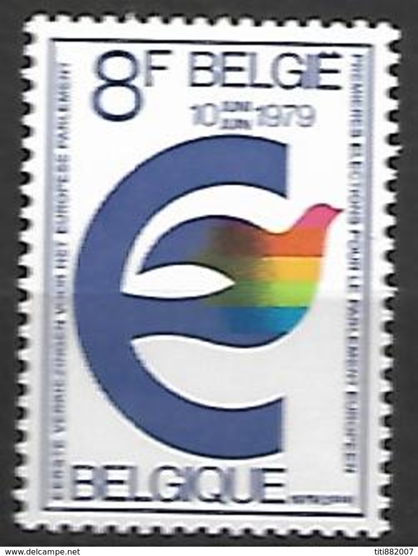 BELGIQUE   -  1979  .  Y&T N° 1919 *.   Elections Au Parlement Européen. - Unused Stamps