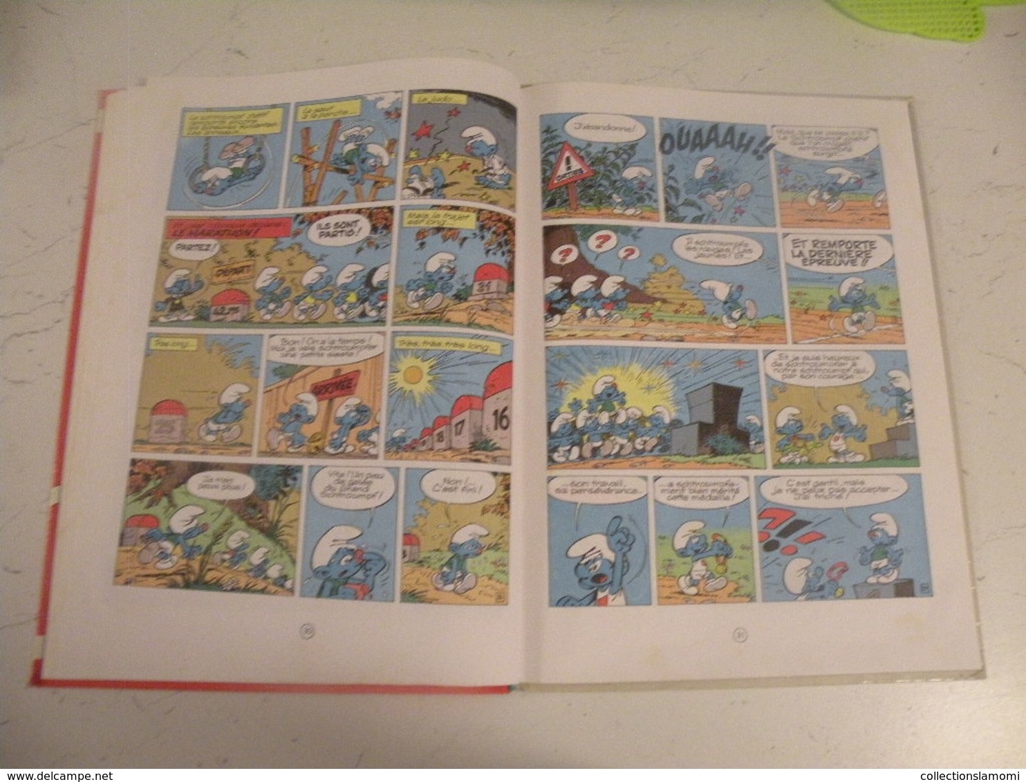 Les Schtroumpfs Olympiques - 3 histoires de Schtroumpfs par Peyo - 48 pages 1983.