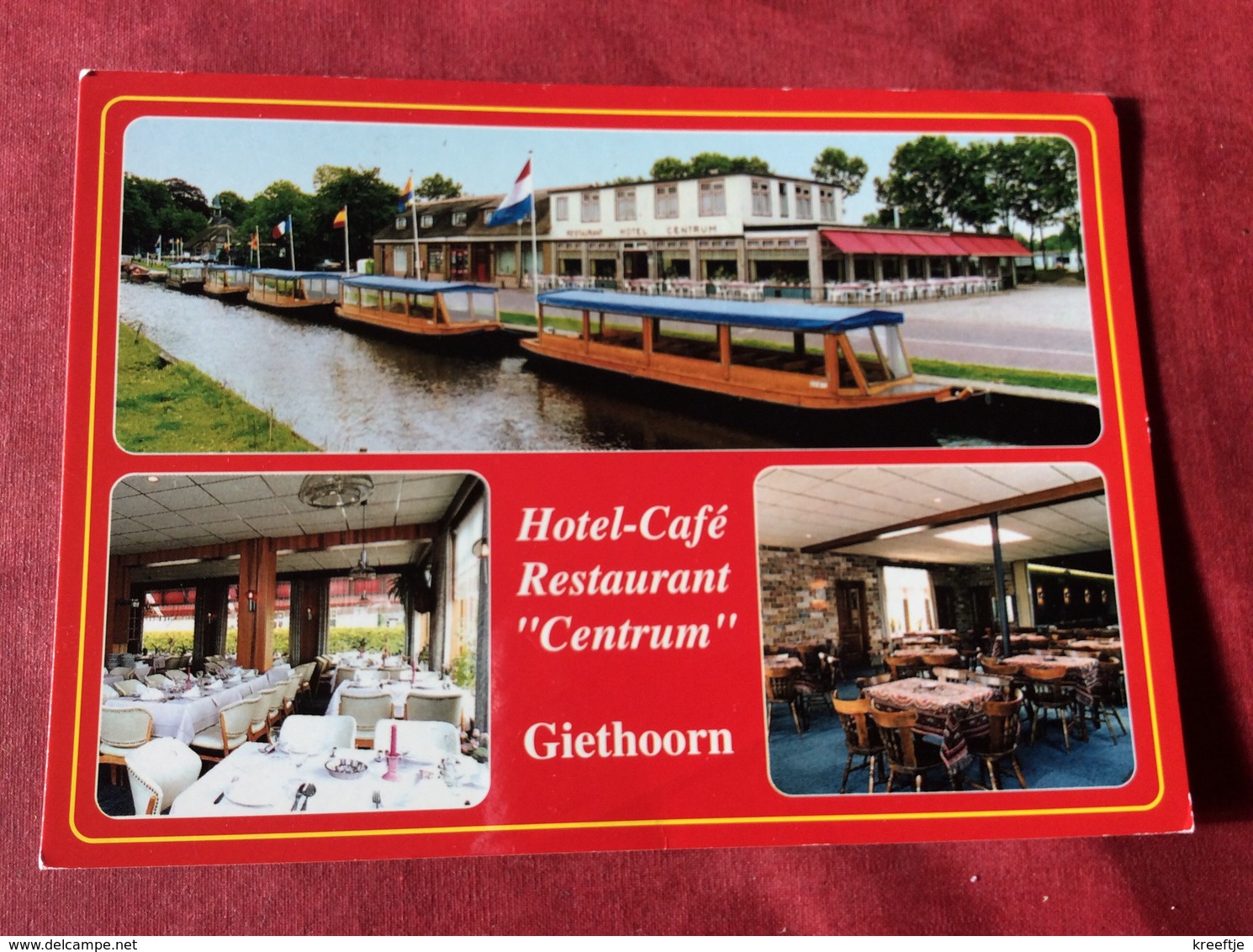 Nederland. Pays-Bas. Holland. Hotel-Café Restaurant ‘Centrum’ Giethoorn - Giethoorn