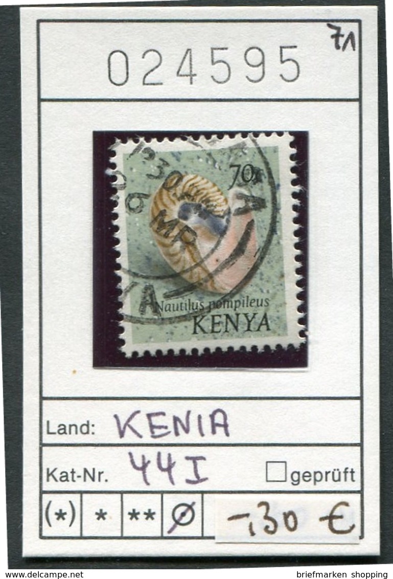 Kenia - Kenya - Michel 44 I - Oo Oblit. Used Gebruikt - - Kenia (1963-...)