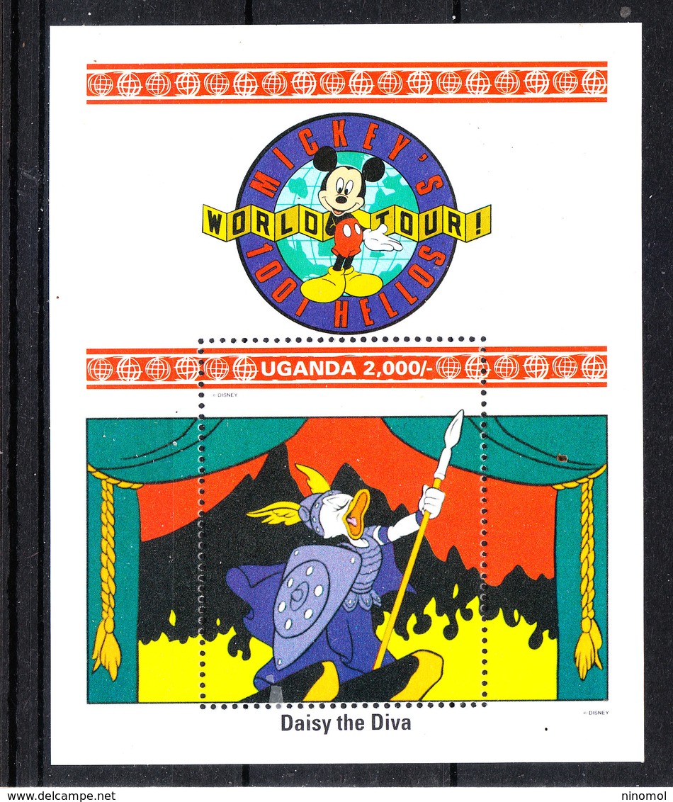 Uganda  -  1992. Disney. Paperina Interpreta La Walkiria. Daysi The Diva. MNH Fresh - Disney