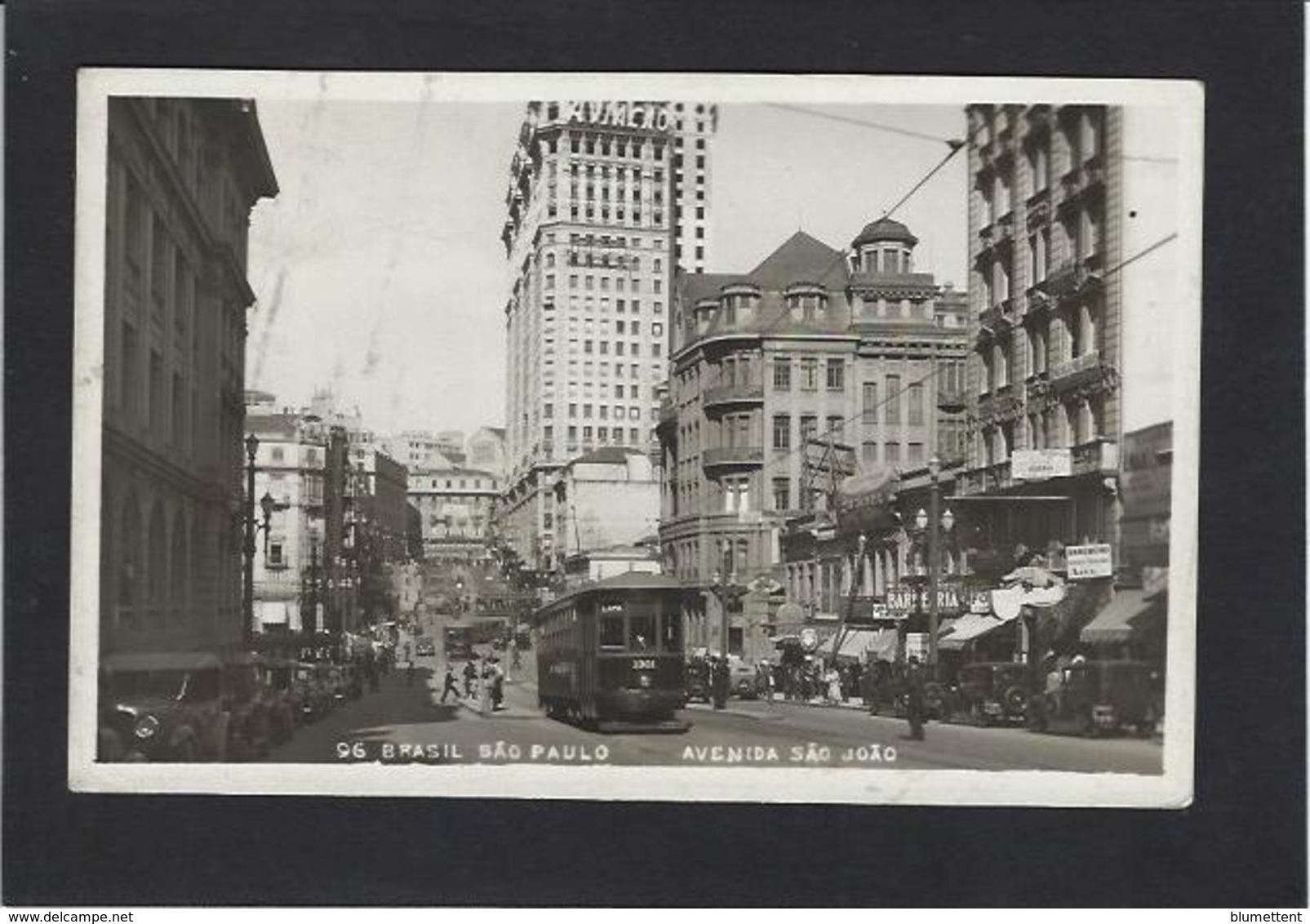 CPA Brésil Brasil Circulé Carte Photo PPPC Voir Scan Du Dos Tramway - Autres & Non Classés