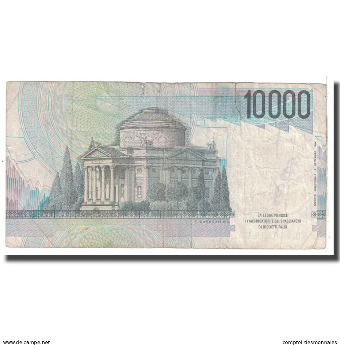 Billet, Italie, 10,000 Lire, 1984, 1984-09-03, KM:112b, TB - 10000 Lire